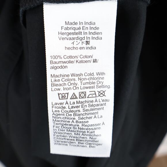 J.Crew Elena Midi Shirtdress Cotton Poplin Black Size 6 NWT - Picture 8 of 10